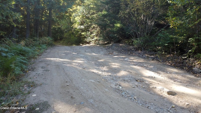 view of road