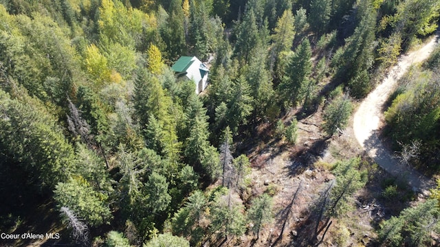 aerial view with a view of trees