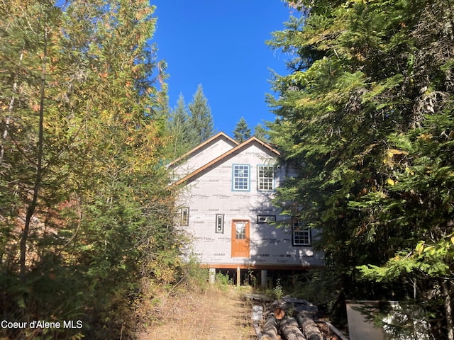 view of side of property