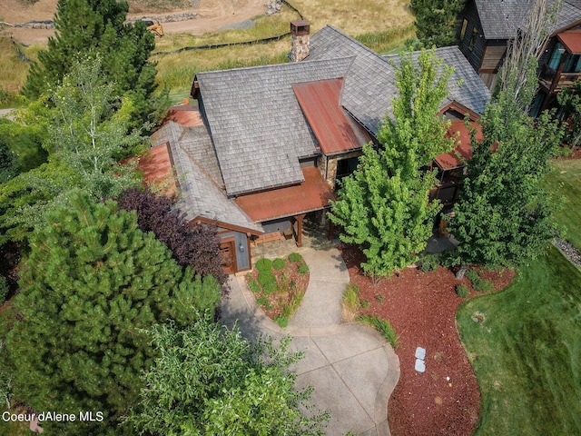 17021 S Citrine Dr, Coeur Dalene, ID 83814 - birds eye view of property