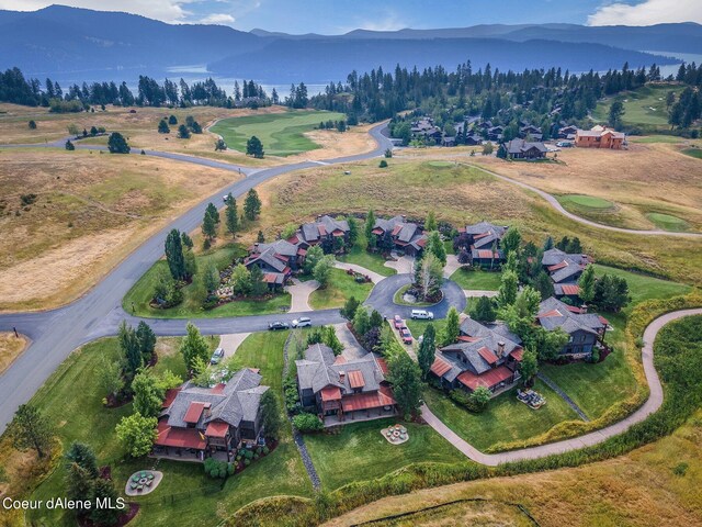17021 S Citrine Dr, Coeur Dalene, ID 83814 - bird's eye view featuring a mountain view