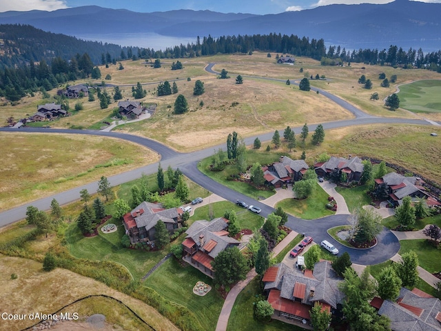 17021 S Citrine Dr, Coeur Dalene, ID 83814 - birds eye view of property featuring a mountain view
