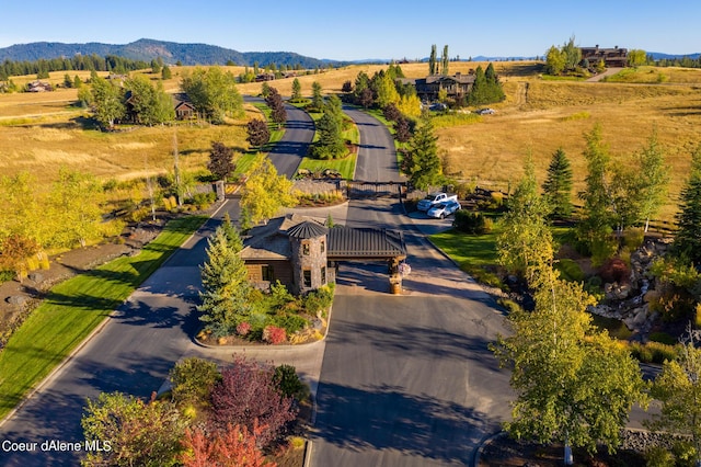 17021 S Citrine Dr, Coeur Dalene, ID 83814 - bird's eye view with a mountain view and a rural view