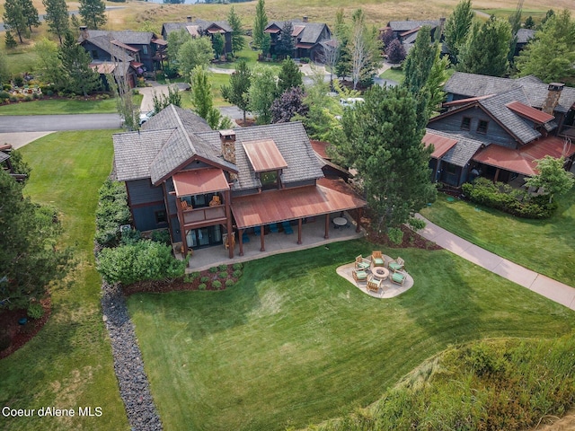 17021 S Citrine Dr, Coeur Dalene, ID 83814 - drone / aerial view with a residential view