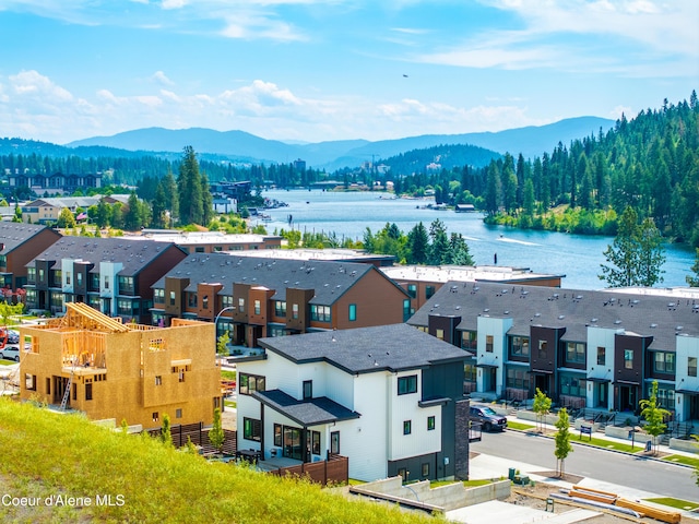 2747 W Lumber Ln, Coeur Dalene, ID 83814 - view of mountain background with a nearby body of water and a forest
