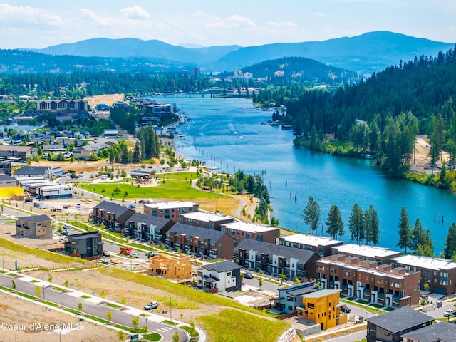 2747 W Lumber Ln, Coeur Dalene, ID 83814 - bird's eye view of a water and mountain view