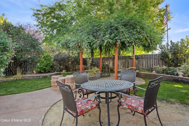 view of patio