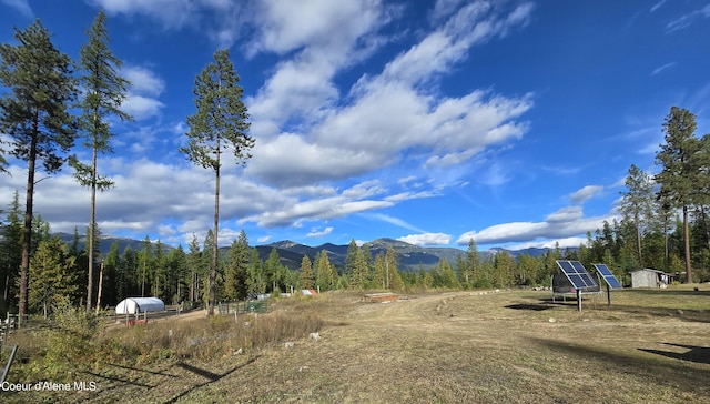 view of mountain feature