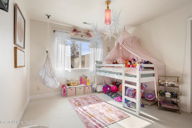 bedroom with carpet flooring