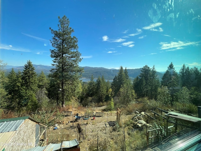 1452 Grizzly Gap Rd, Naples, ID 83847 - view of mountain background with a heavily wooded area