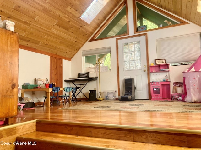 1452 Grizzly Gap Rd, Naples, ID 83847 - bonus room featuring vaulted ceiling and wood ceiling