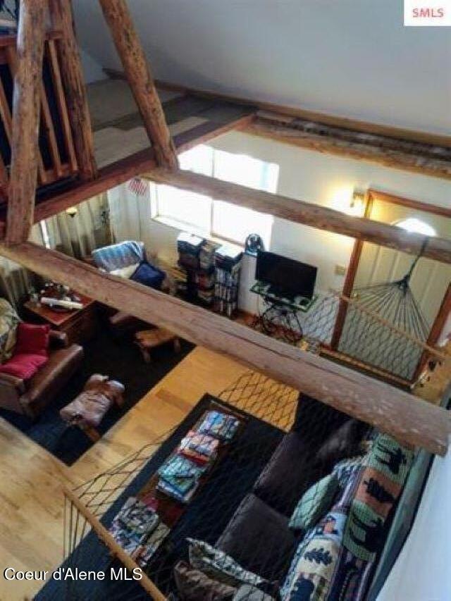 view of attic