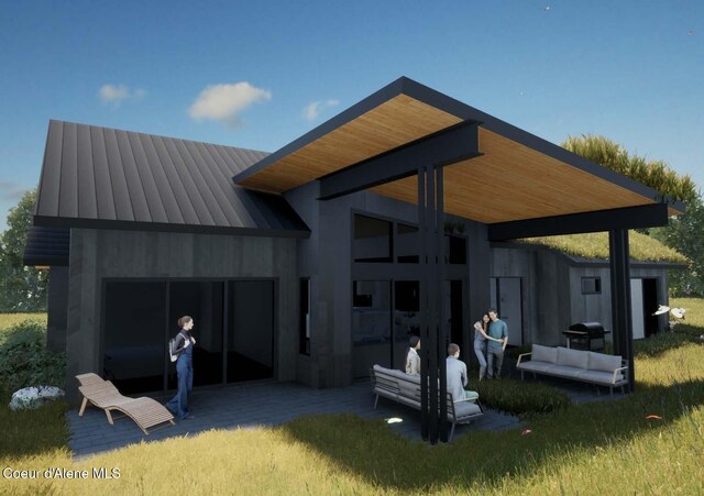 15374 S Chalone Dr, Coeur Dalene, ID 83814 - exterior space featuring a patio