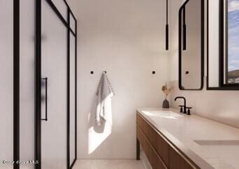 15374 S Chalone Dr, Coeur Dalene, ID 83814 - bathroom featuring double vanity and a sink
