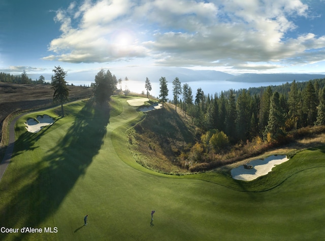 15374 S Chalone Dr, Coeur Dalene, ID 83814 - view of home's community with golf course view and a mountain view
