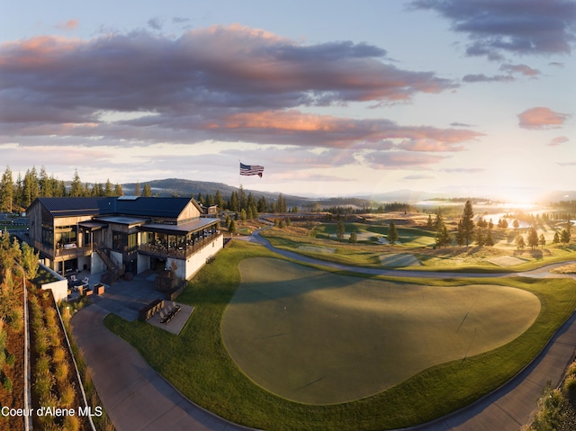 15374 S Chalone Dr, Coeur Dalene, ID 83814 - surrounding community with golf course view and a patio