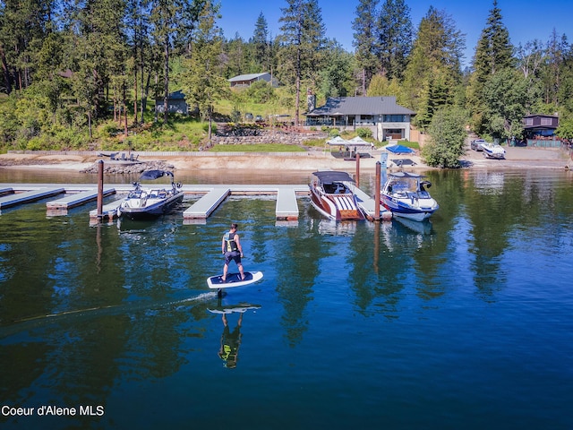 15374 S Chalone Dr, Coeur Dalene, ID 83814 - dock area with a water view