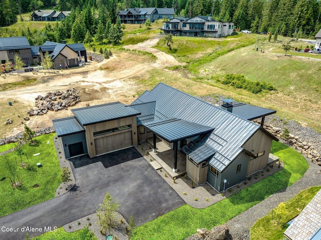 15374 S Chalone Dr, Coeur Dalene, ID 83814 - aerial view of property and surrounding area