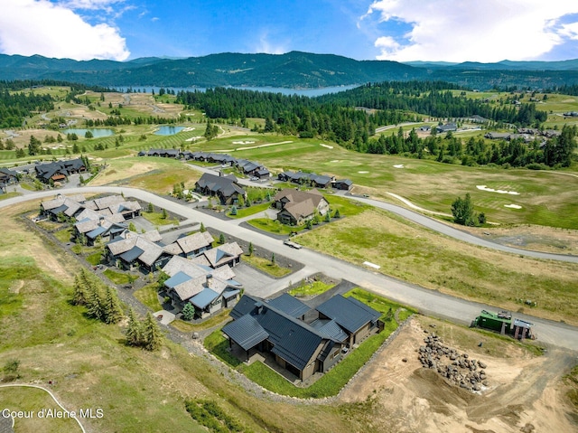 15374 S Chalone Dr, Coeur Dalene, ID 83814 - aerial view of a water and mountain view and a golf club