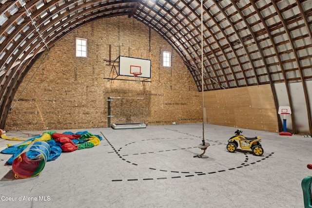 view of basketball court with basketball court
