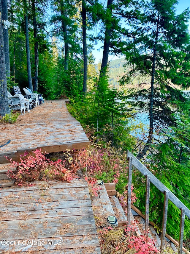 view of deck