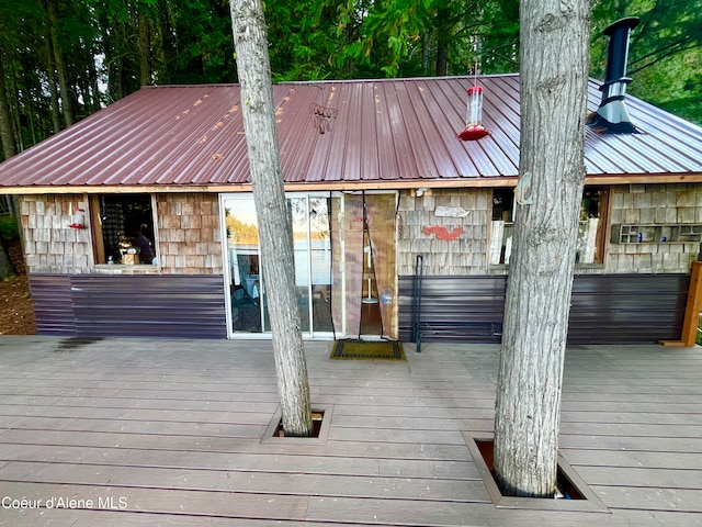 view of deck