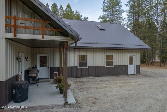 view of rear view of property