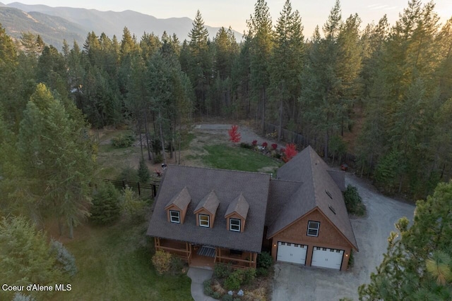 110 Sheri Dr, Moyie Springs, ID 83845 - aerial view of property and surrounding area with a forest