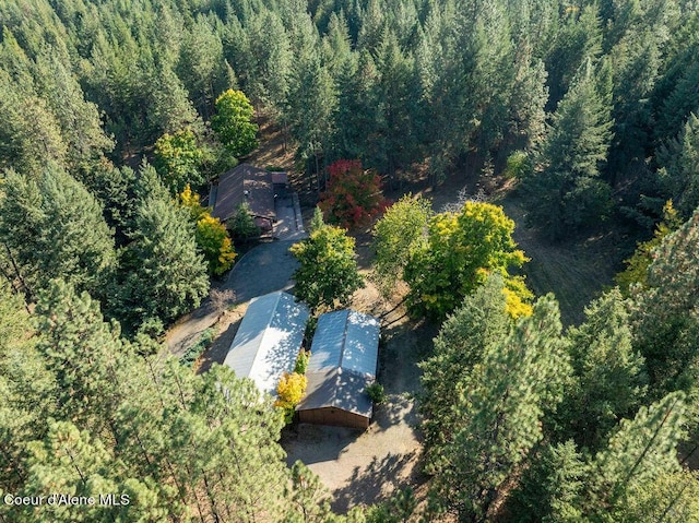 905 S Tanglewood Rd, Post Falls, ID 83854 - view of subject property with a heavily wooded area