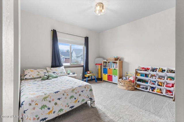 bedroom with carpet flooring