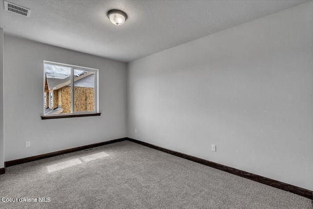 2711 E Cinder Ave, Post Falls, ID 83854 - spare room with carpet, baseboards, and a textured ceiling
