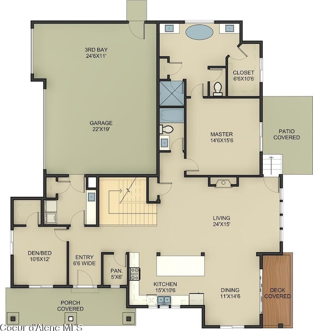 11996 N Rocking R, Hayden, ID 83835 - view of room layout