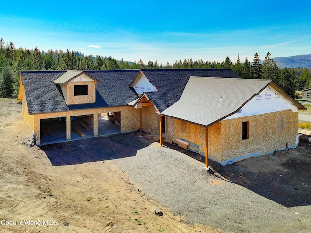 view of property in mid-construction