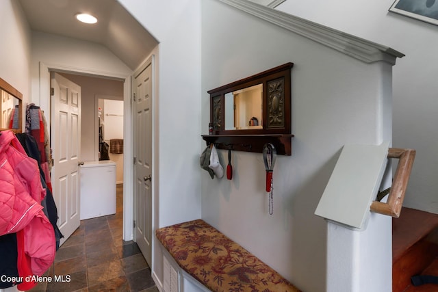 296 Ullr Dr, Sandpoint, ID 83864 - bathroom with recessed lighting and stone finish flooring