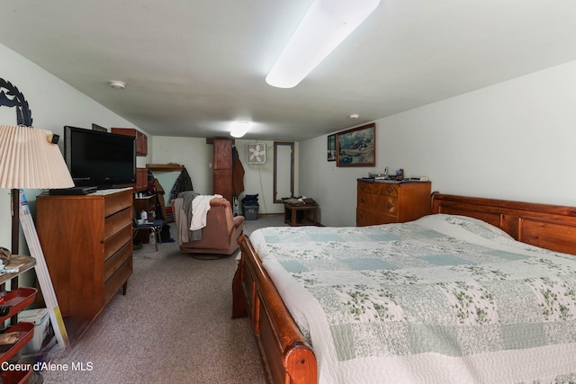 bedroom featuring carpet flooring