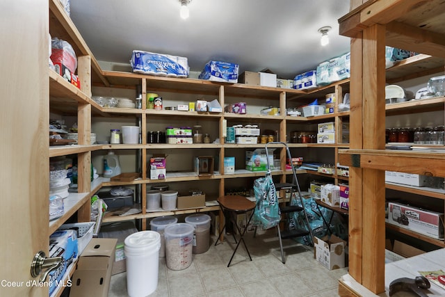 view of storage room