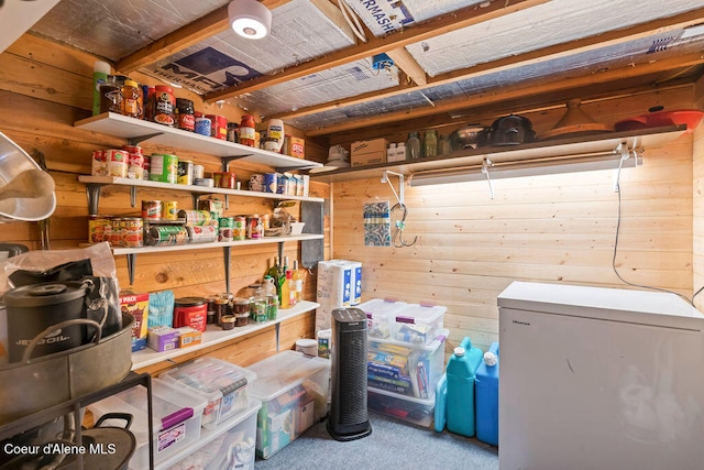 view of storage room