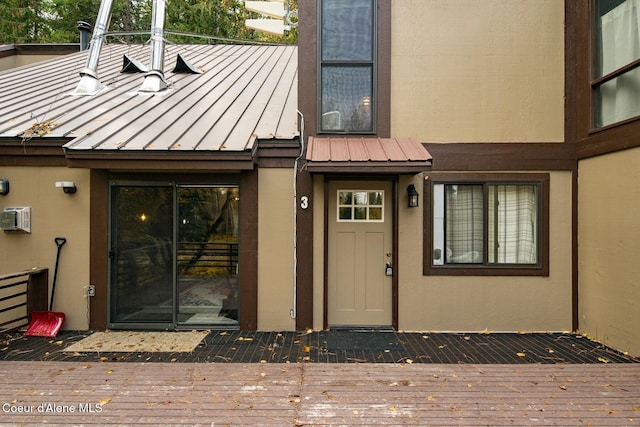 140 Snowgoose Ln # 3, Sandpoint, ID 83864 - doorway to property with a wall mounted air conditioner