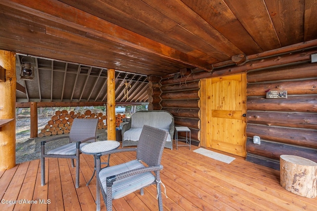 648 Curley Creek Rd, Moyie Springs, ID 83845 - view of wooden terrace