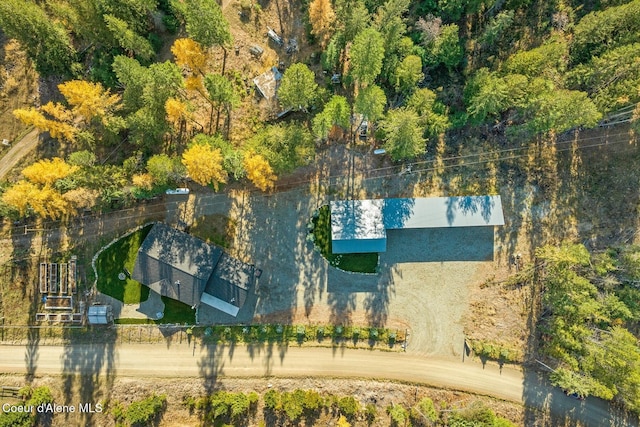 648 Curley Creek Rd, Moyie Springs, ID 83845 - view from above of property