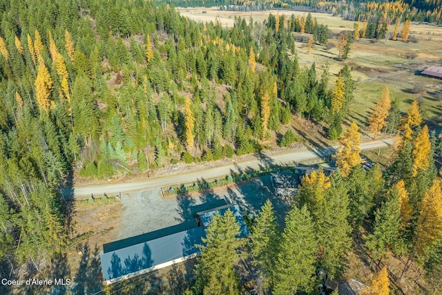 648 Curley Creek Rd, Moyie Springs, ID 83845 - drone / aerial view of a heavily wooded area