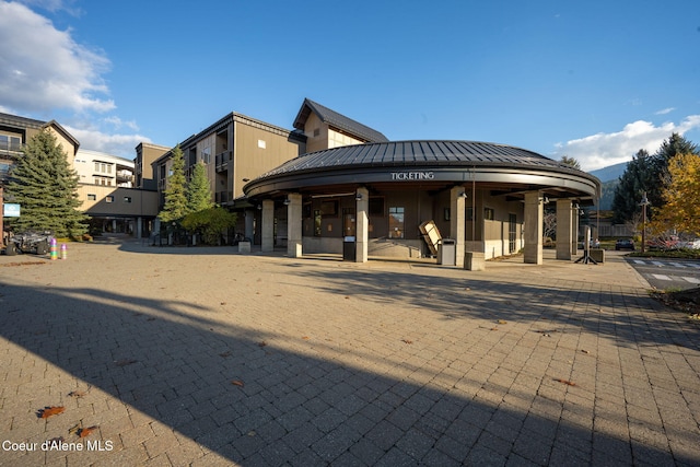 view of rear view of property