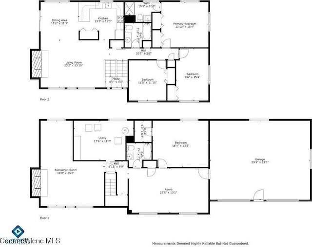 14895 N Crystal Springs Ln, Rathdrum, ID 83858 - property floor plan