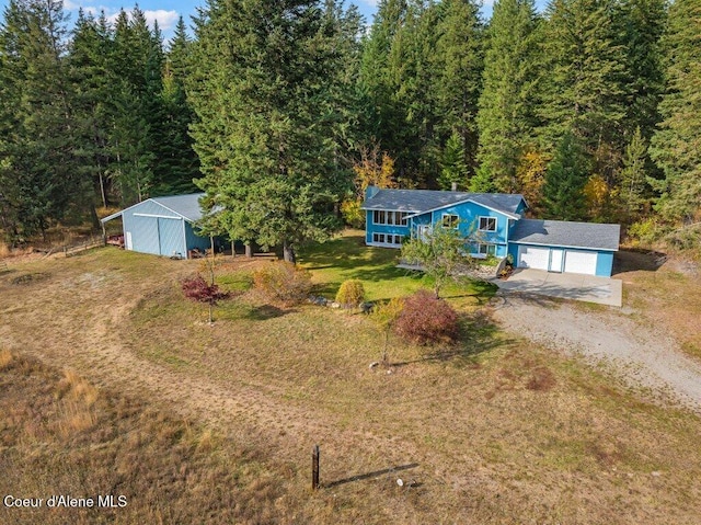 14895 N Crystal Springs Ln, Rathdrum, ID 83858 - view of subject property featuring a forest