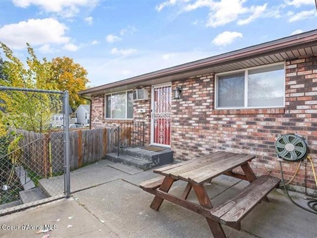 exterior space with a patio area