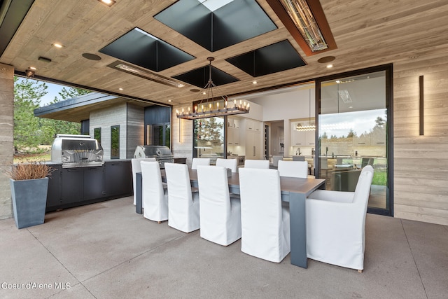 view of patio / terrace featuring grilling area and area for grilling