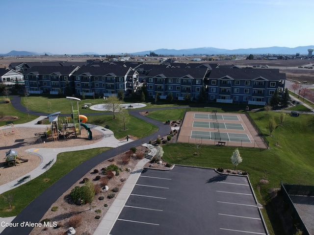 2848 N O Connor Blvd, Post Falls, ID 83854 - birds eye view of property featuring a mountain view