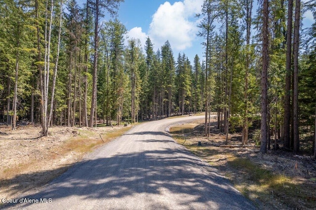 view of road