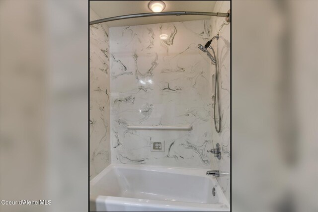 bathroom featuring tub / shower combination
