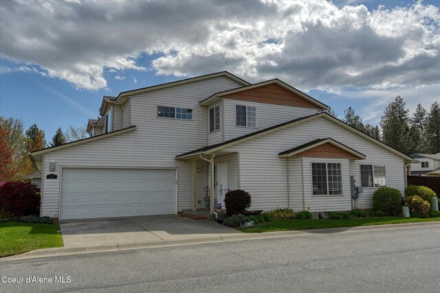 traditional home with driveway